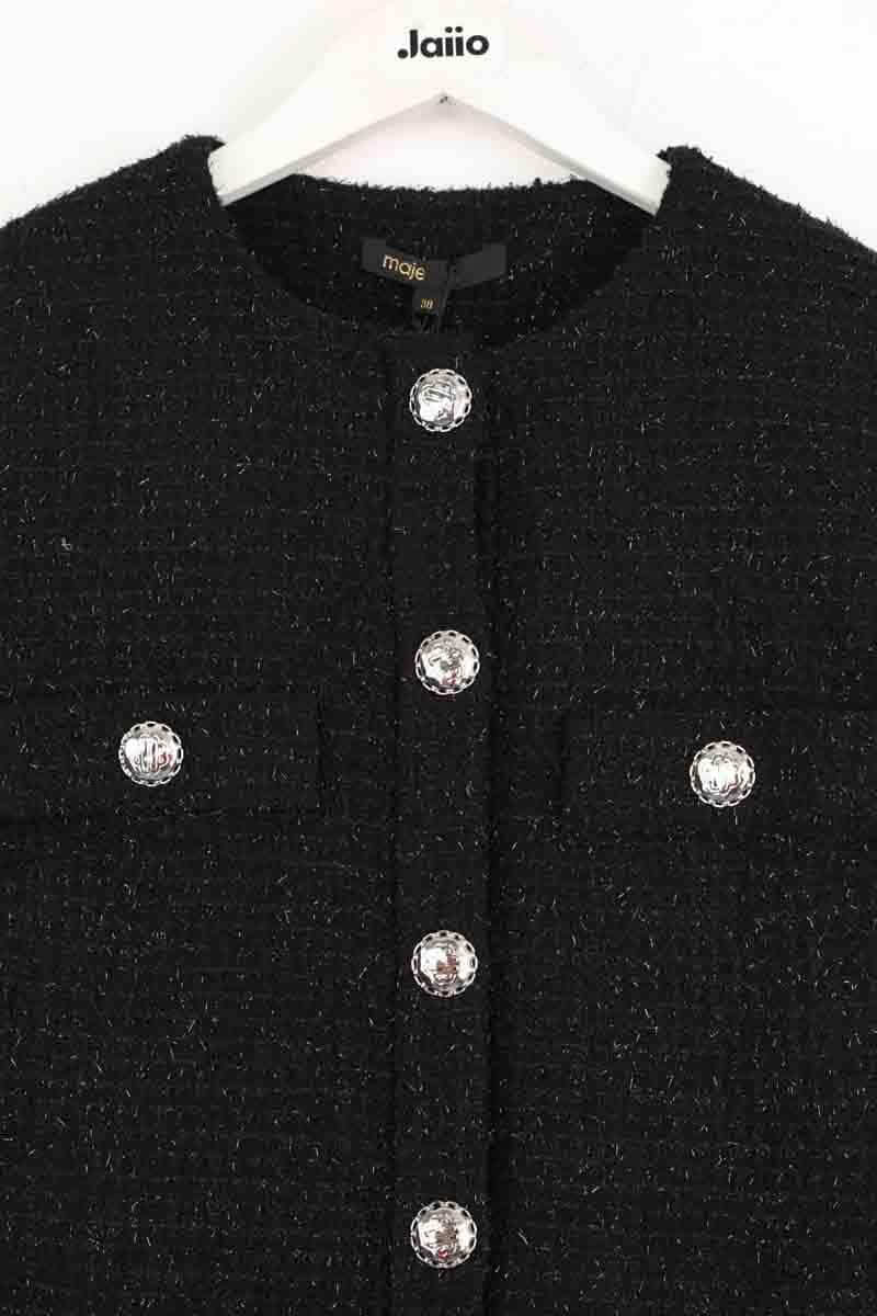 Robe Maje Rateau Noir en Coton