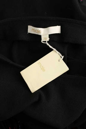 Robe Maje Riplita Noir en Polyester