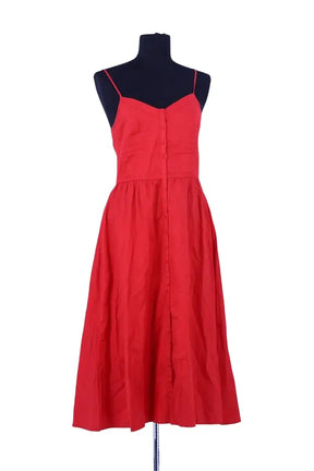 Robe Maje Rouge en Coton, taille S - Seconde Main