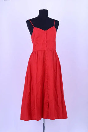 Robe Maje Rouge en Coton