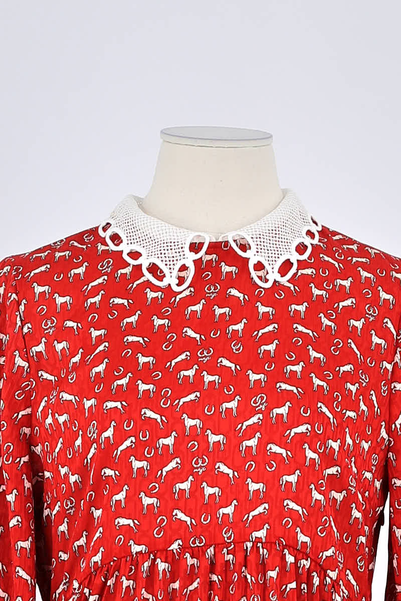 Robe Maje Rouge en Polyester