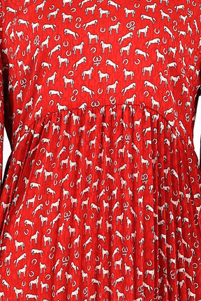 Robe Maje Rouge en Polyester