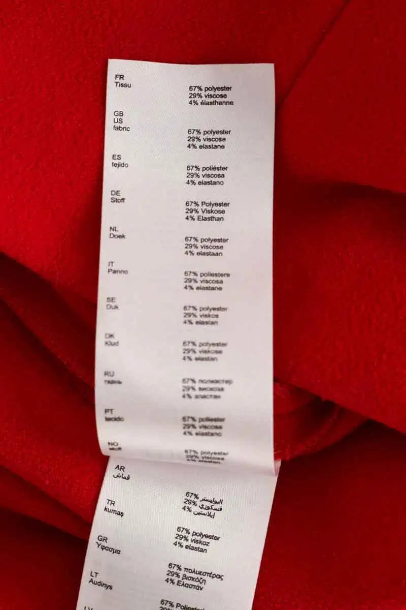 Robe Maje Rouge en Polyester