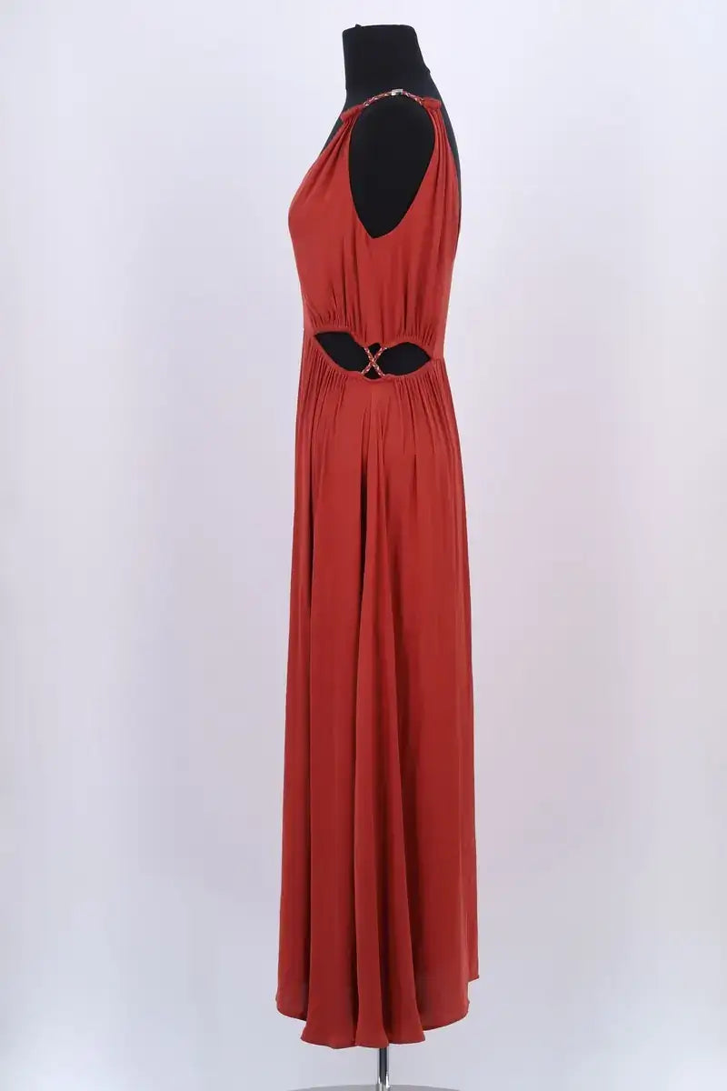 Robe Maje Rouge en Synthétique