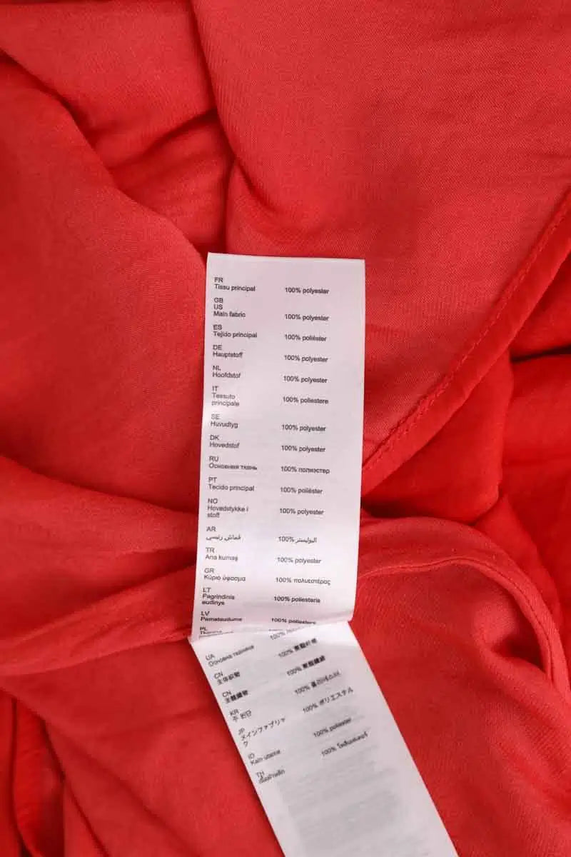 Robe Maje Rouge en Synthétique