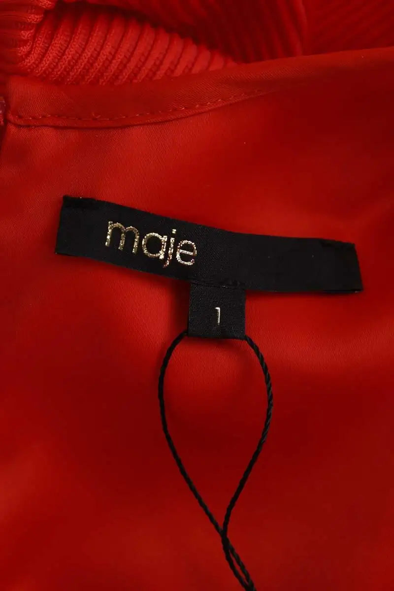 Robe Maje Rouge en Synthétique