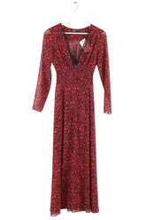 Robe Maje Rouge en Synthétique, taille S - Seconde Main