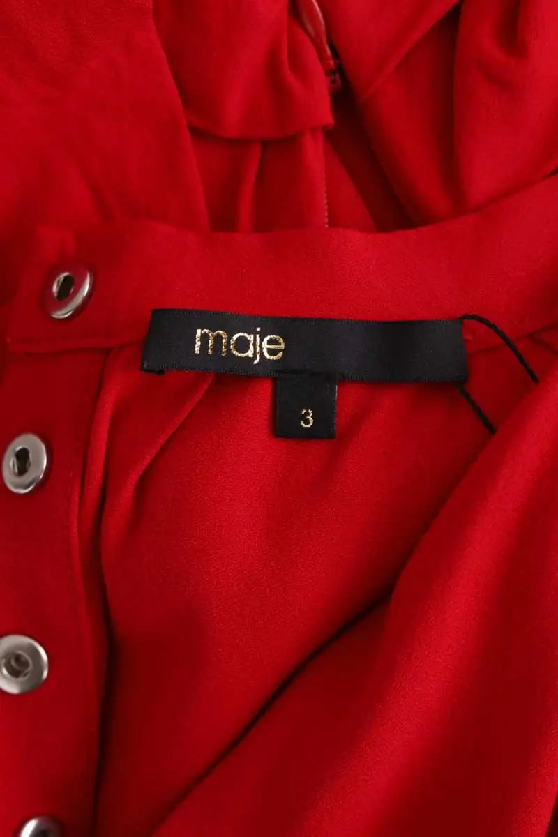 Robe Maje Rouge en Viscose