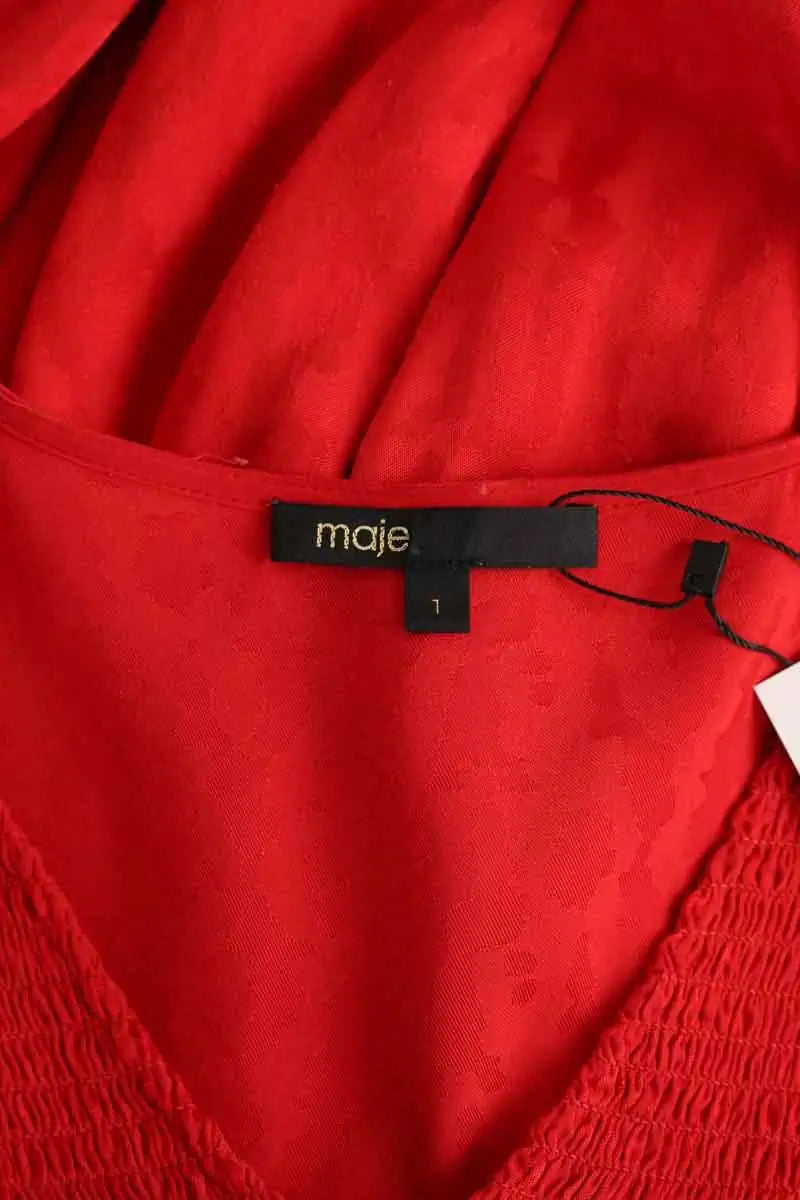 Robe Maje Rouge en Viscose