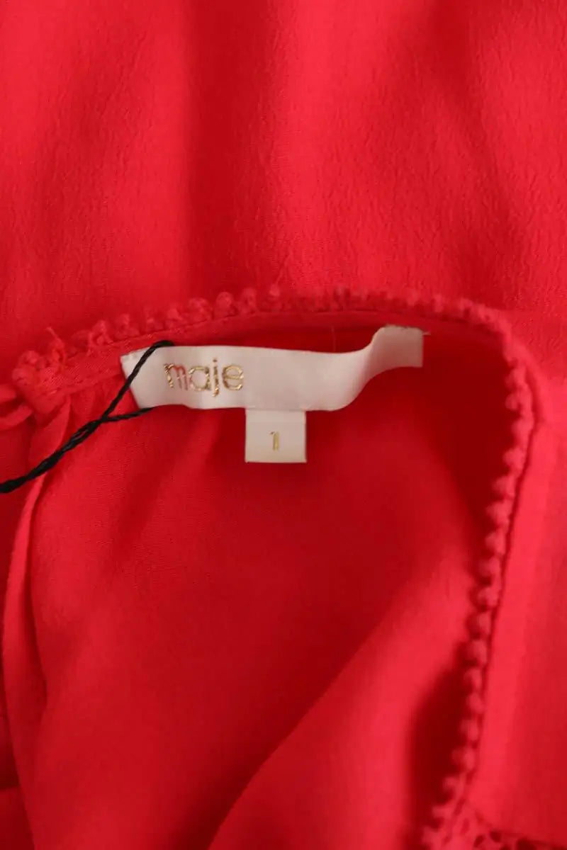 Robe Maje Rouge en Viscose