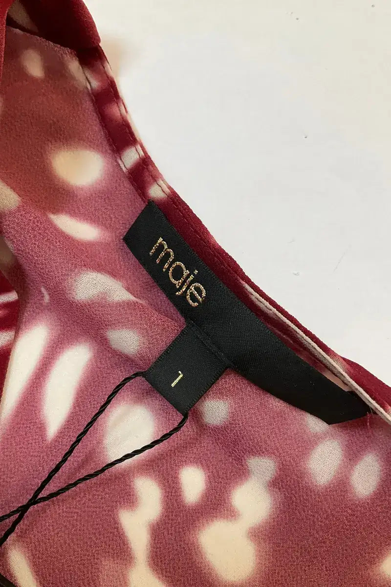 Robe Maje Rouge en Viscose