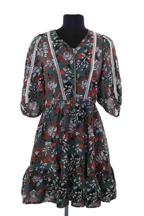 Robe Maje Vert en Coton, taille S - Seconde Main