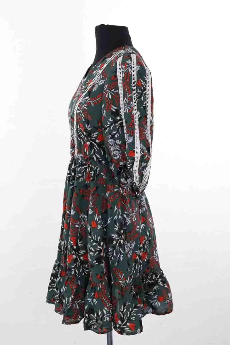 Robe Maje Vert en Coton