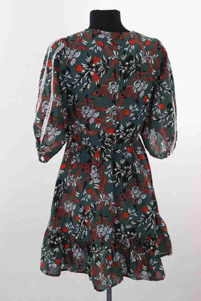 Robe Maje Vert en Coton