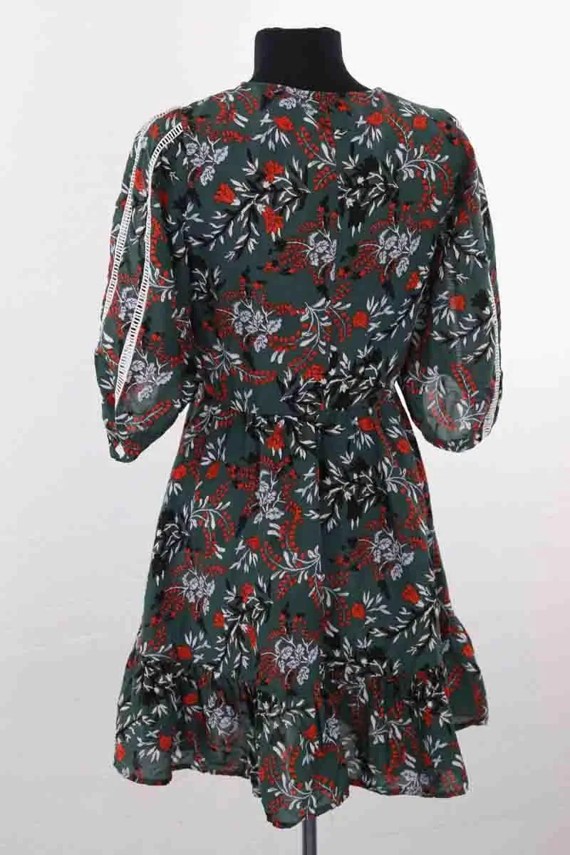 Robe Maje Vert en Coton