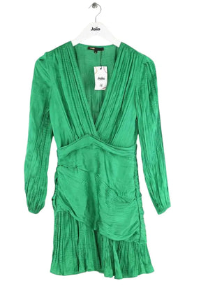 Robe Maje Vert en Polyester, taille XS - Seconde Main