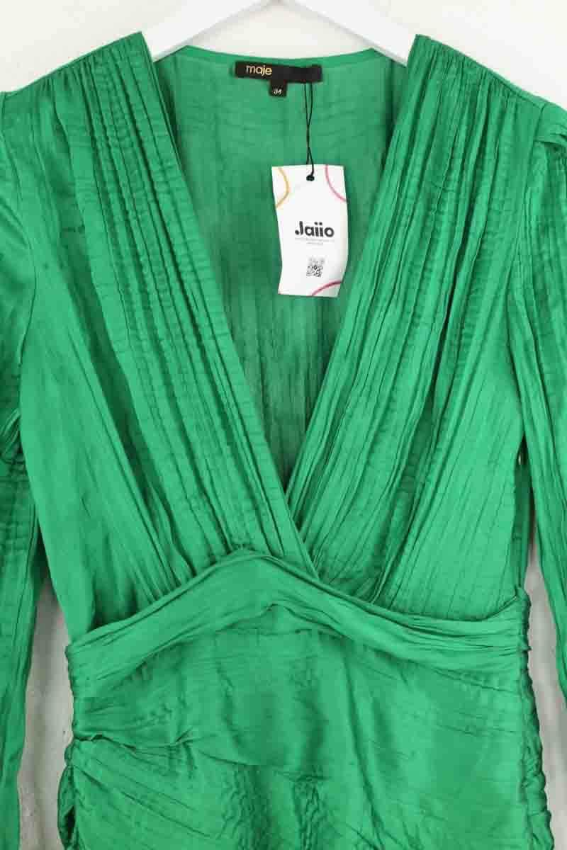 Robe Maje Vert en Polyester