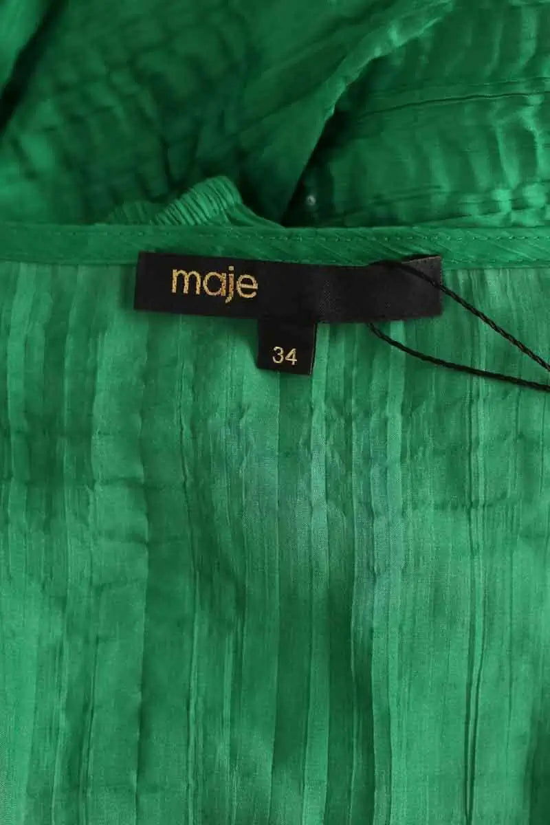 Robe Maje Vert en Polyester