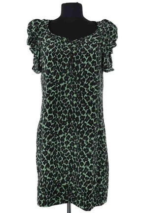 Robe Maje Vert en Soie, taille M - Seconde Main