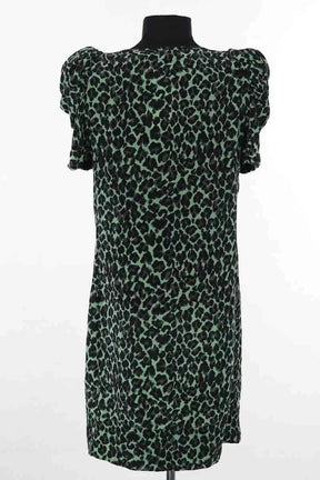 Robe Maje Vert en Soie