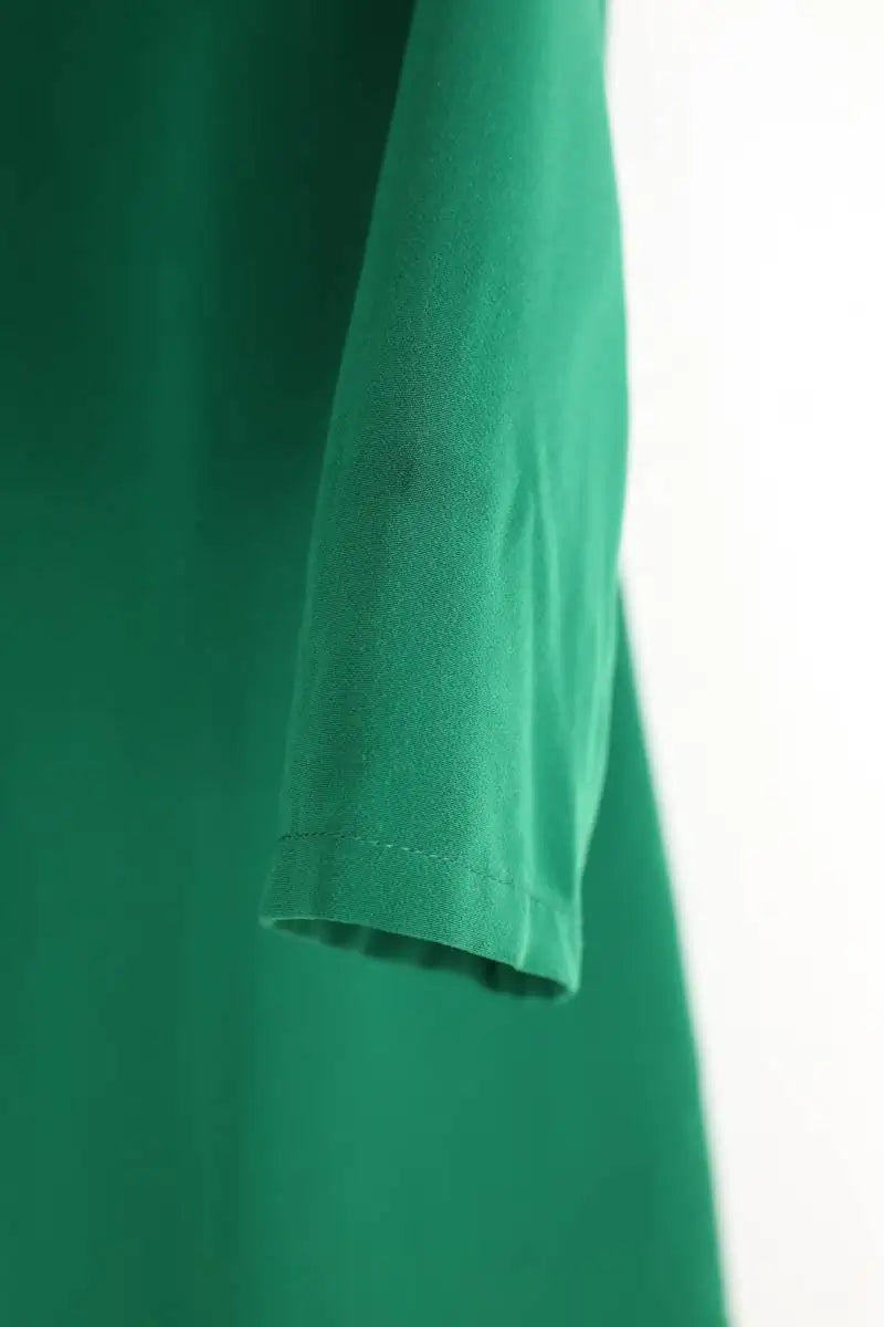 Robe Maje Vert en Synthétique