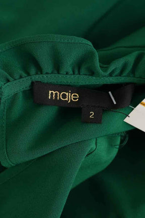 Robe Maje Vert en Synthétique