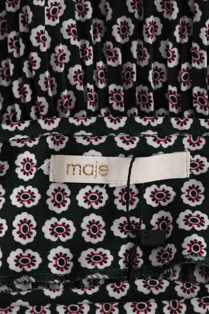 Robe Maje Vert en Synthétique
