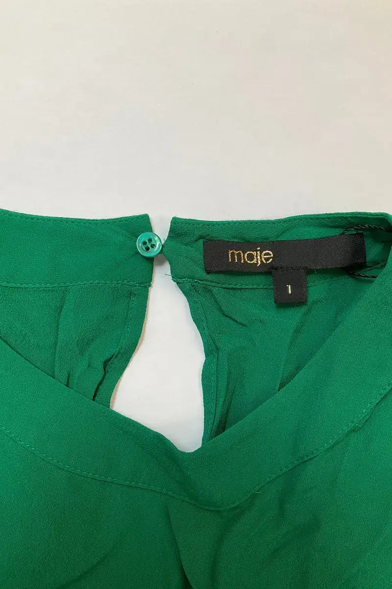 Robe Maje Vert en Synthétique