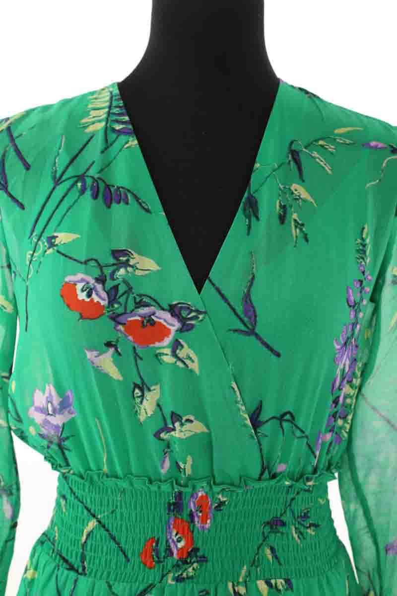 Robe Maje Vert en Synthétique