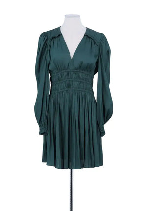 Robe Maje Vert en Synthétique, taille S - Seconde Main