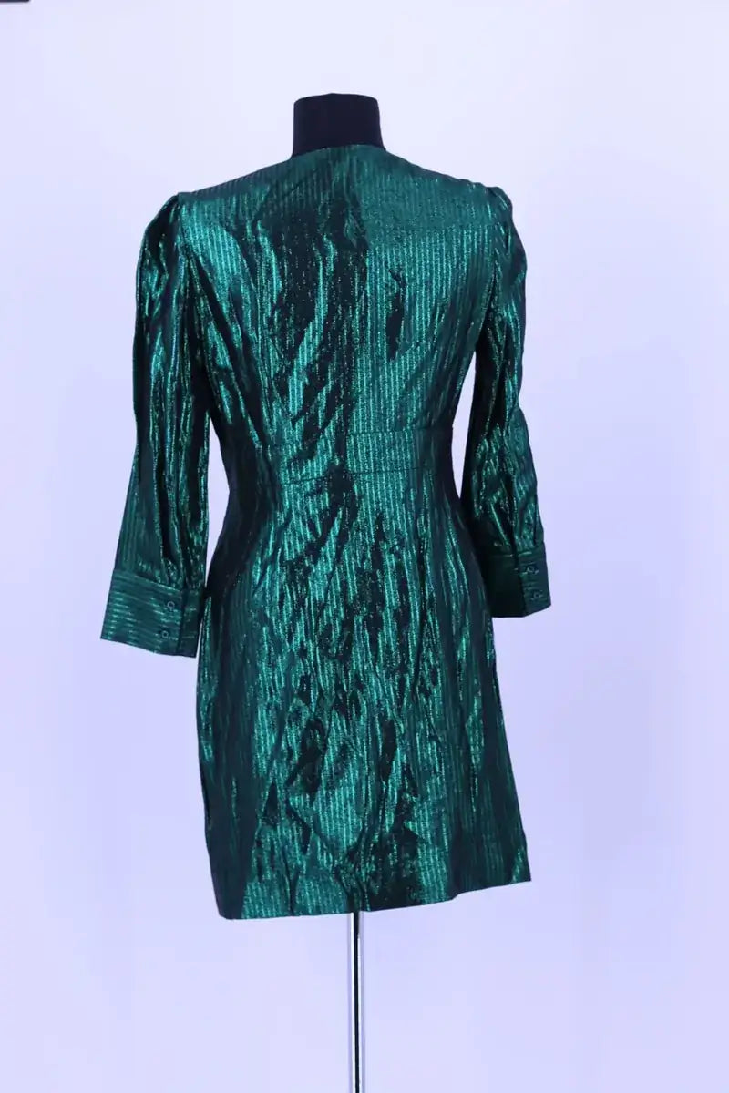 Robe Maje Vert en Viscose