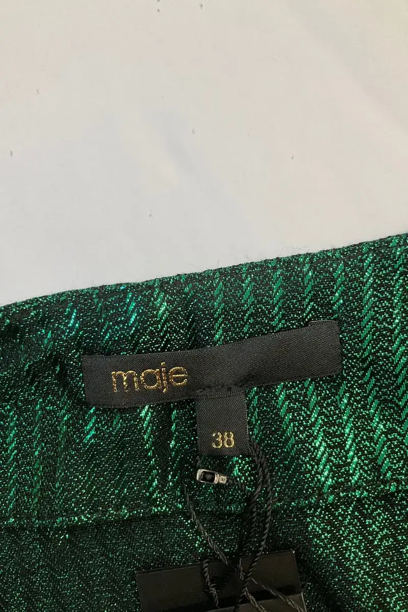 Robe Maje Vert en Viscose