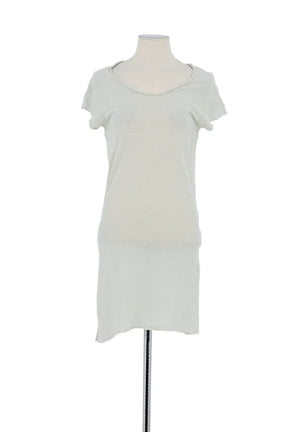 Robe Majestic Filatures Beige en Lin, taille M - Seconde Main