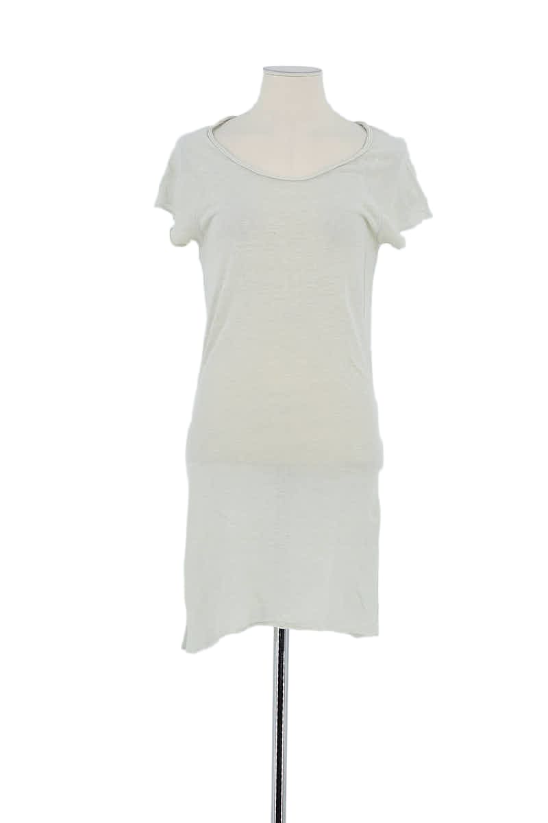 Robe Majestic Filatures Beige en Lin, taille M - Seconde Main