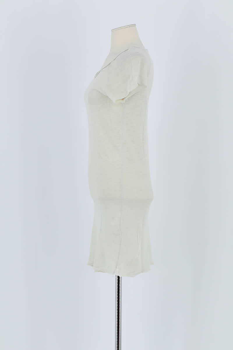 Robe Majestic Filatures Beige en Lin
