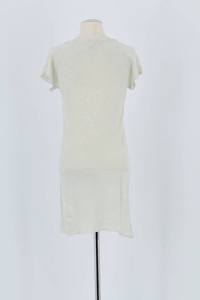 Robe Majestic Filatures Beige en Lin