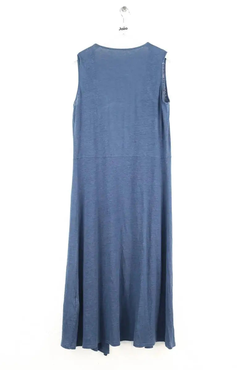 Robe Majestic Filatures Bleu en Lin