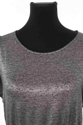 Robe Majestic Filatures Gris en Lin