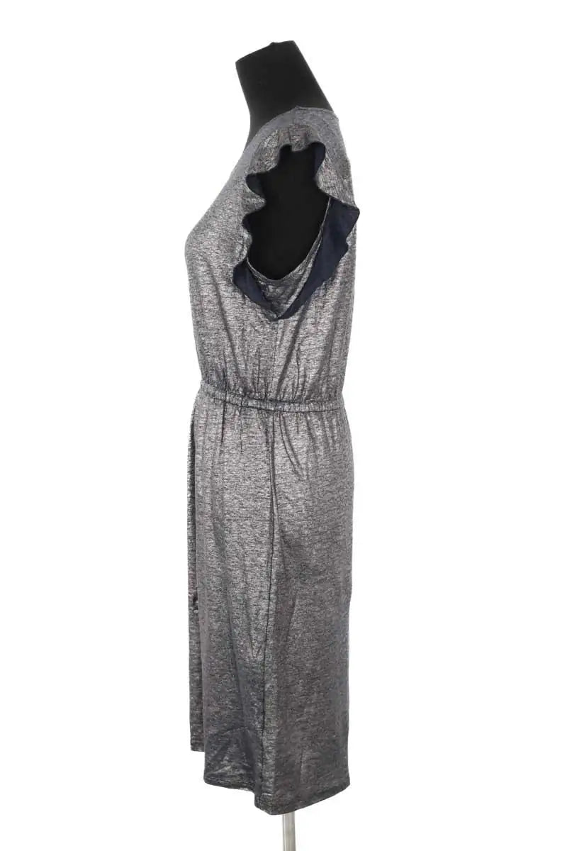 Robe Majestic Filatures Gris en Lin