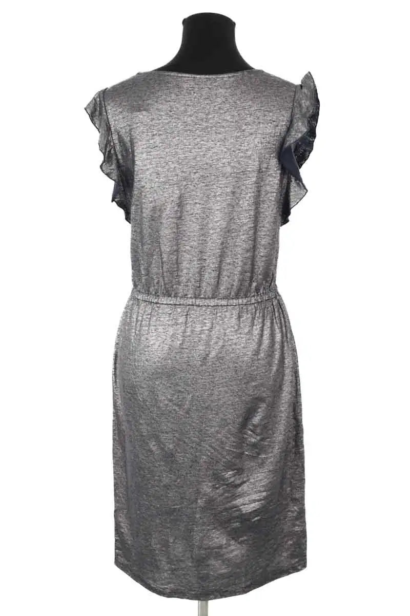 Robe Majestic Filatures Gris en Lin