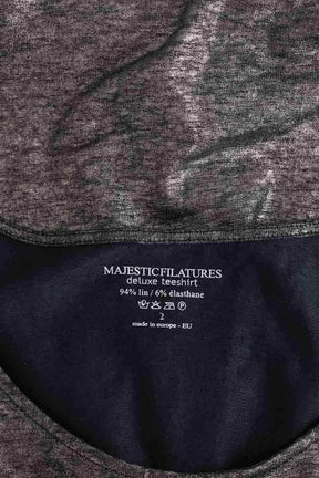 Robe Majestic Filatures Gris en Lin