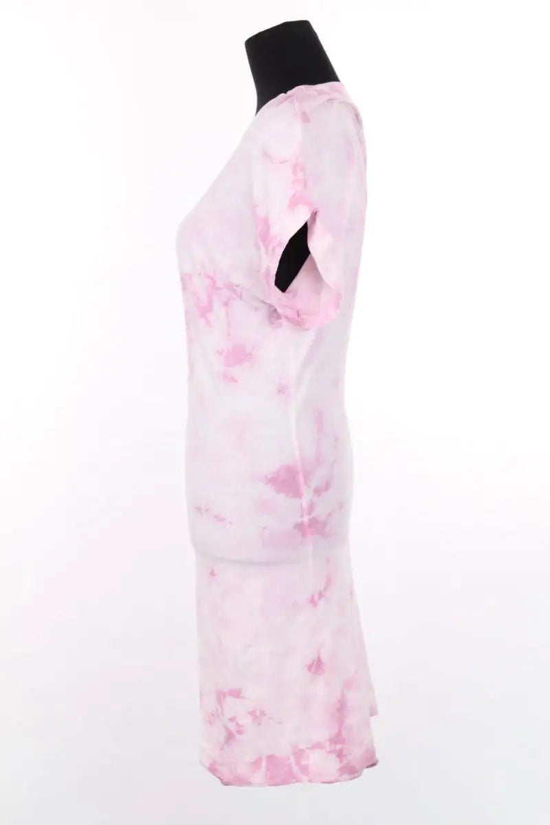Robe Majestic Filatures Rose en Coton - élasthanne