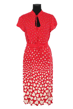Robe Make My Lemonade Rouge en Viscose, taille XS - Seconde Main
