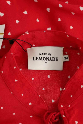 Robe Make My Lemonade Rouge en Viscose
