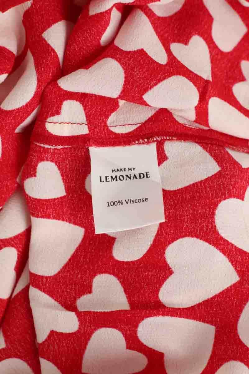 Robe Make My Lemonade Rouge en Viscose