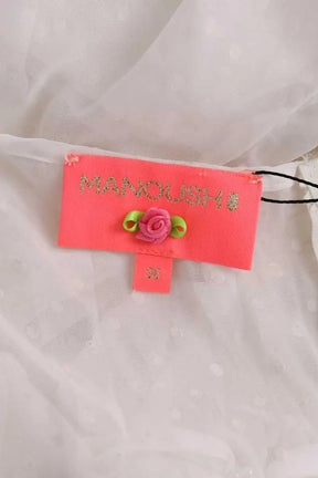 Robe Manoush Blanc en Synthétique