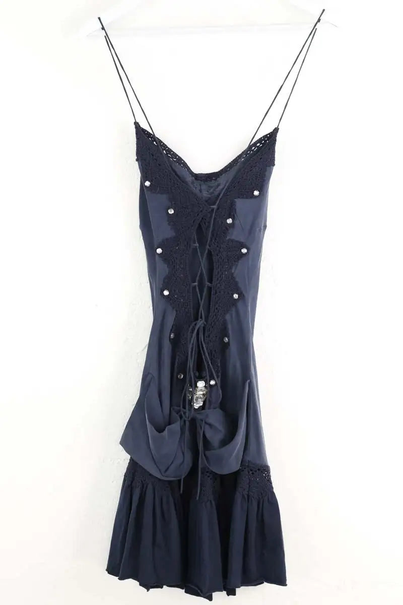 Robe Manoush Bleu en Soie