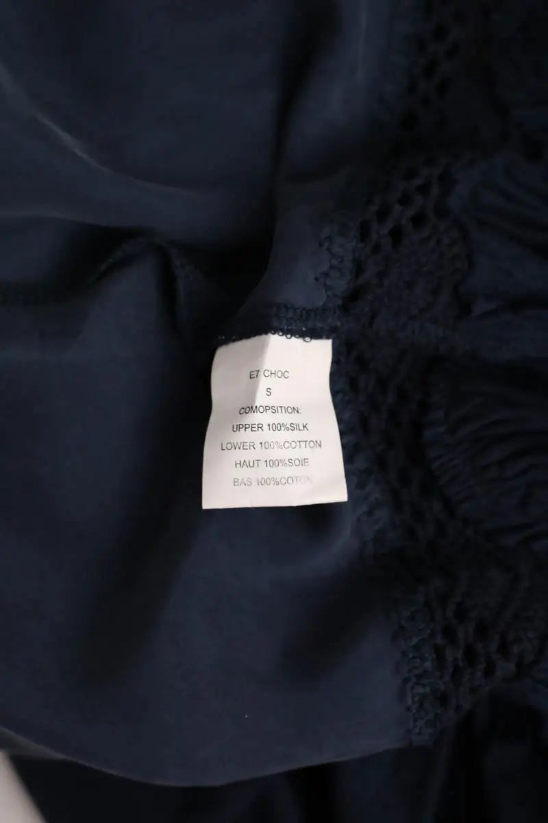 Robe Manoush Bleu en Soie