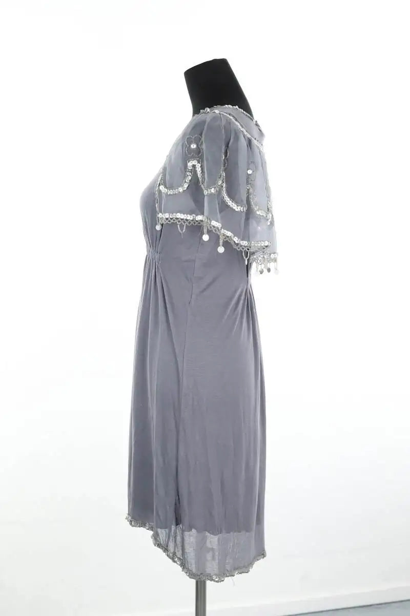 Robe Manoush Gris en Synthétique