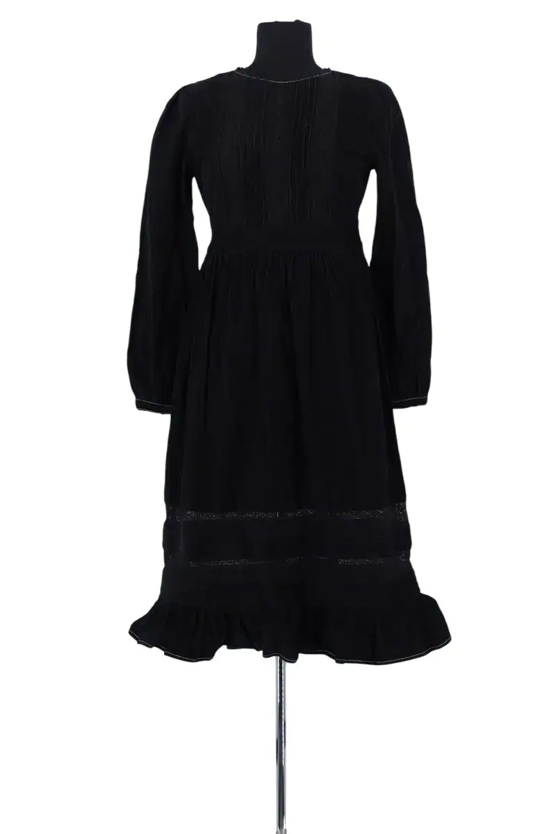 Robe Manoush Noir en Coton, taille S - Seconde Main